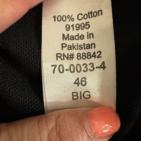 BOULDER CREEK Men's Black Side Elastic Ripstop Cargo knee Shorts Size 46 BIG NEW - Picture 12 of 16